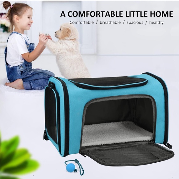 Henkelion Pet Carrier for Small Medium Cats or Puppies 🤩 🐶 🐱Preowned - Picture 3 of 5